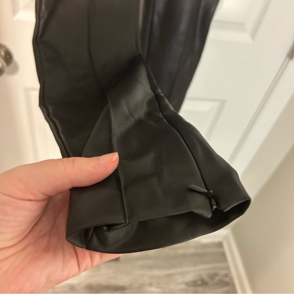 Zara Faux Leather Cigarette Leggings, M‎ - Picture 9 of 13